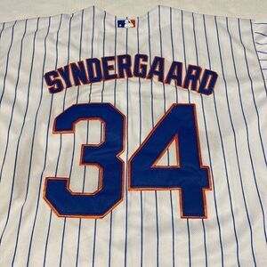 Mets, #34 Syndergaard baseball jersey size 48